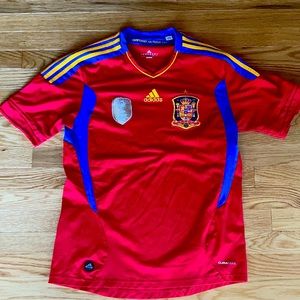 2010 Spanish FIFA World Cup soccer jersey.